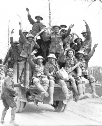 Soldiers on Truck