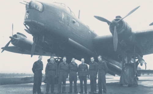 WP Hamilton and Crew with Their Bomber