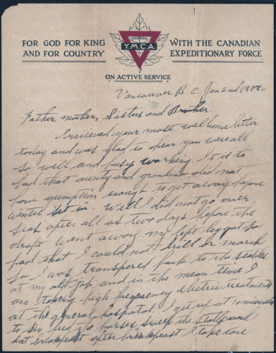 A Soldier's Letter Home - Page 1
